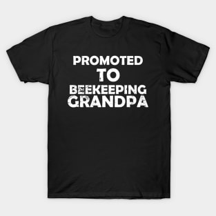 Promoted To Beekeeping Grandpa T-Shirt